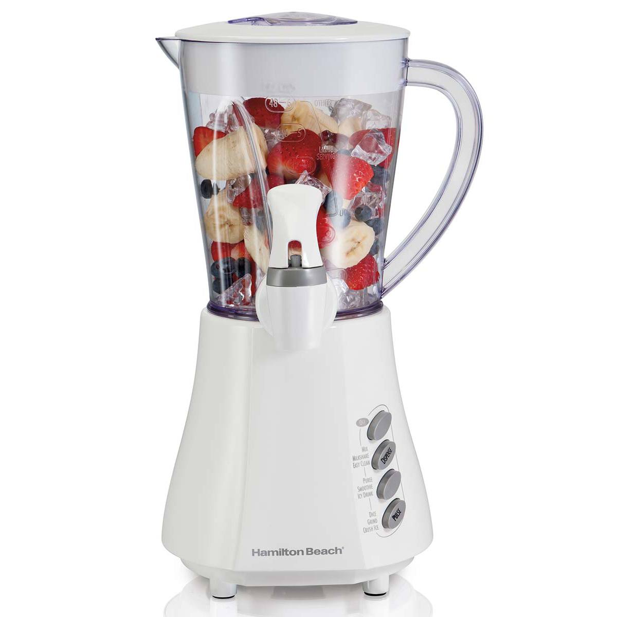 HAMILTON BEACH DISPENSING BLENDER WHITE | 58614 - HSDS Online