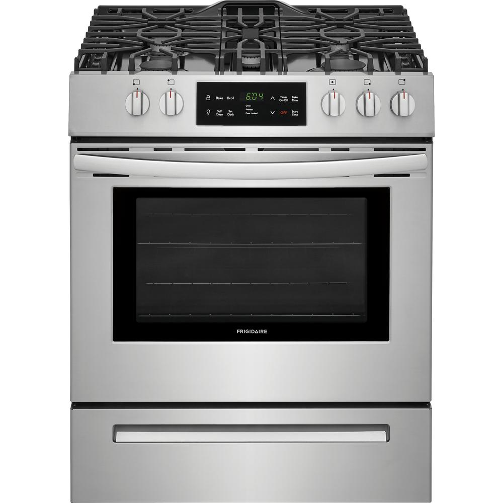 Frigidaire 30 Freestanding Slide In Gas Range Ffgh3054us Hsds Freestanding Slide In Gas Range