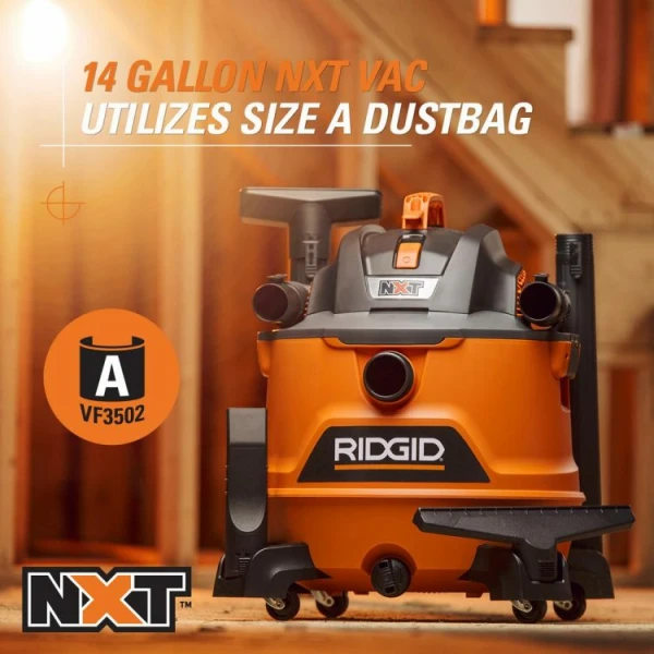 RIDGID 14 GAL 6HP WET DRY VACUUM | HD1400 - Image 