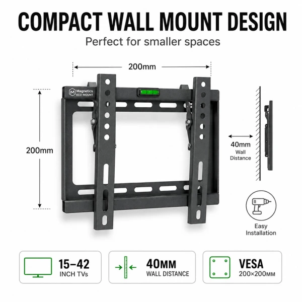 MAGNETICS 15"-42" ECO PLASMA MOUNT WITH TILT | MAG-830 - Image 