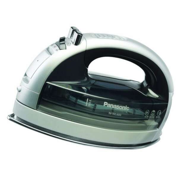 PANASONIC CORDLESS 360° FREESTYLE™ STEAM/DRY IRON WITH CURVED STAINLESS STEEL SOLEPLATE | NI-WL600 - Image 1