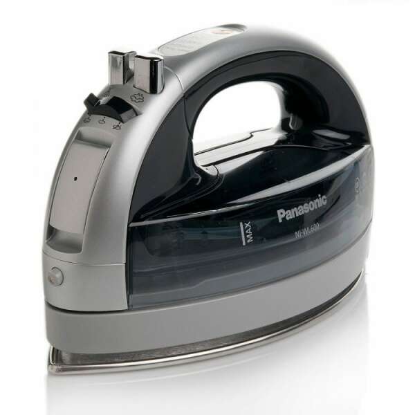 PANASONIC CORDLESS 360° FREESTYLE™ STEAM/DRY IRON WITH CURVED STAINLESS STEEL SOLEPLATE | NI-WL600 - Image 