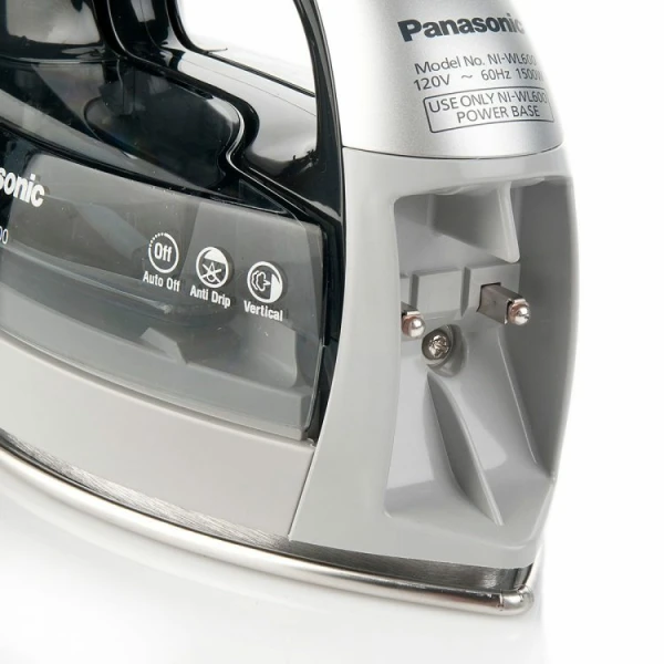 PANASONIC CORDLESS 360° FREESTYLE™ STEAM/DRY IRON WITH CURVED STAINLESS STEEL SOLEPLATE | NI-WL600 - Image 