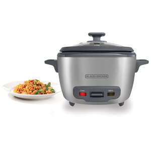 BLACK & DECKER 10 CUP RICE COOKER S/S | RC5200M