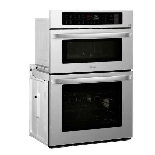 LG 1.7/4.7 CU. FT  WI-FI ENABLED COMBINATION DOUBLE WALL OVEN | LWC3063ST - Image 
