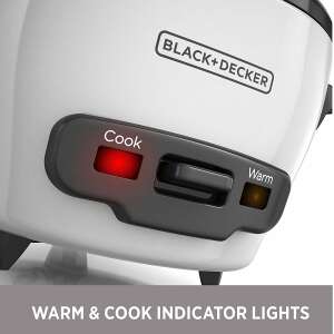 BLACK & DECKER 1.5 CUPS UNCOOKED WHITE RICE COOKER  | RC503