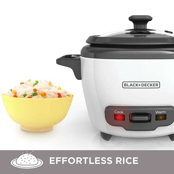 Black decker rice cooker 3 cup best sale