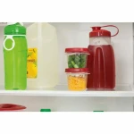 RUBBERMAID 0.5 CUP 2 PACK EASY FIND LID SQUARE STORAGE CONTAINER | 7J55 - Image 