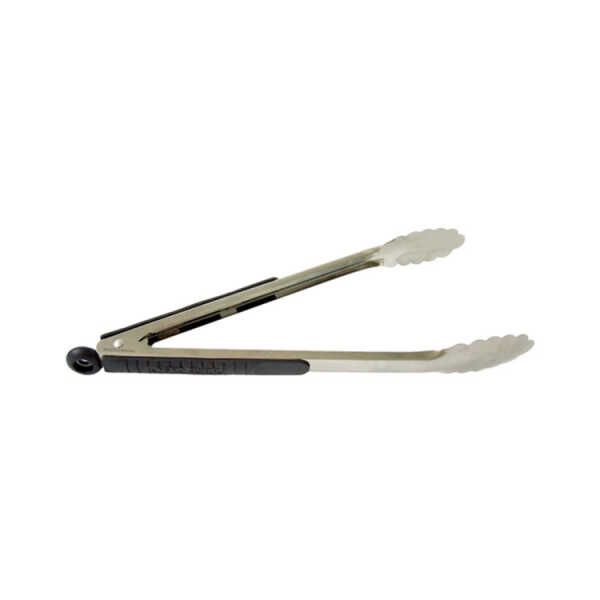 BENE CASA CLASSICS 12" STAINLESS STEEL W/ LOOP TONGS | BC40242 - Image 