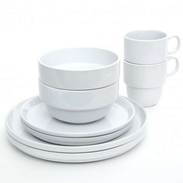 GIBSON STACKWARE 8PC DINNERWARE SET | 105959.08 - Image 1
