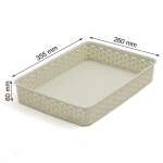CURVER BASKET MY STYLE A4 RATTAN OPTIC CREME | 3253920095008 - Image 