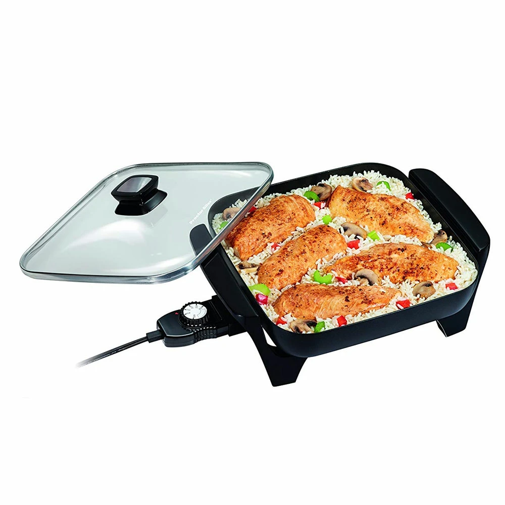 38526 PROCTOR SILEX ELECTRIC SKILLET 12" GLASS | 38526 - Image 1