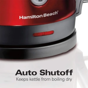 HAMILTON BEACH 1.7L KETTLE RED | 40885 - Image 