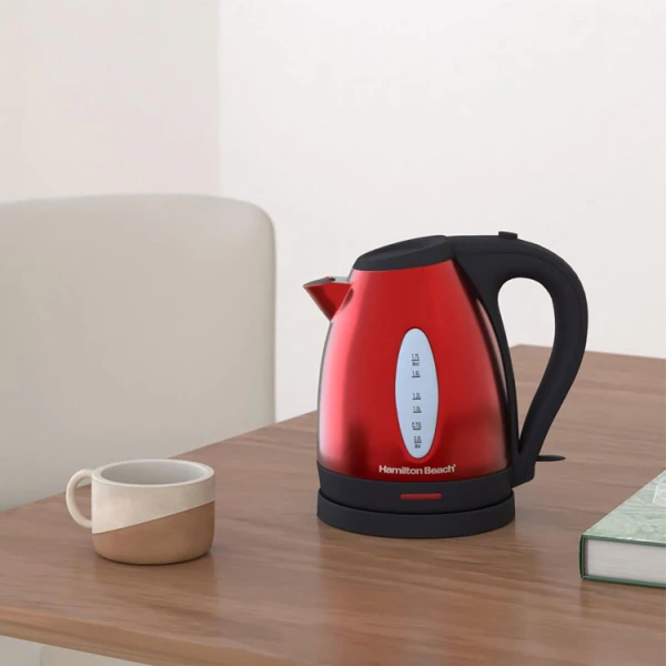 HAMILTON BEACH 1.7L KETTLE RED | 40885 - Image 