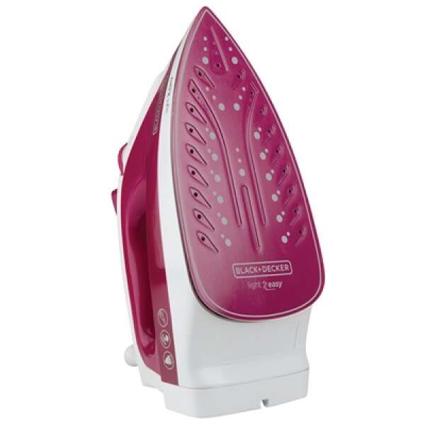 BLACK & DECKER LIGHT 'N EASY IRON PINK | IR1820 - Image 