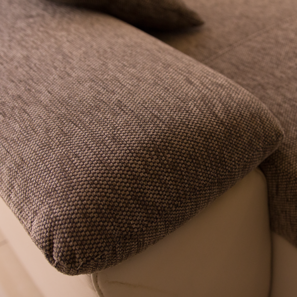 CATWALK BETT KUNSTL/WEBSTOFF BROWN-CREME | ART-1201516 - Image 