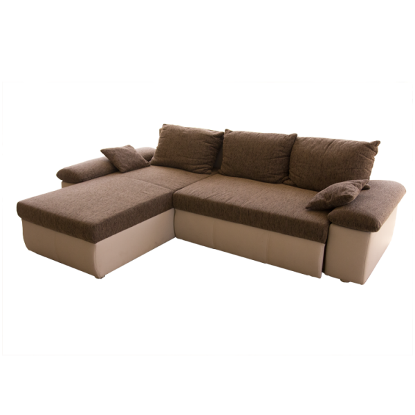 CATWALK BETT KUNSTL/WEBSTOFF BROWN-CREME | ART-1201516 - Image 1