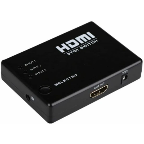 MAGNETICS 3X HDMI SWITCHER W/REMOTE (DK-303) | MAG-881 - Image 