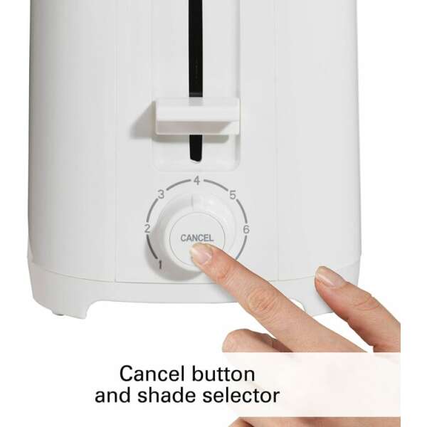 PROCTOR SILEX TOASTER 2 WIDE SLOT (BAGEL) WHITE | 22216 - Image 