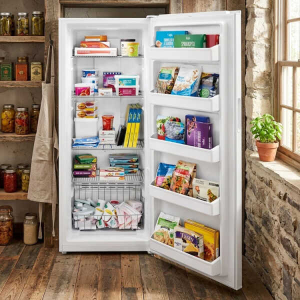 FRIGIDAIRE 16 CUFT UPRIGHT FREEZER 115V WHITE | FFFU16F2VW - Image 
