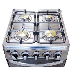 PREMIER 20" 4 BURNERS GAS RANGE SILVER | EF-6009GH(SS) - Image 