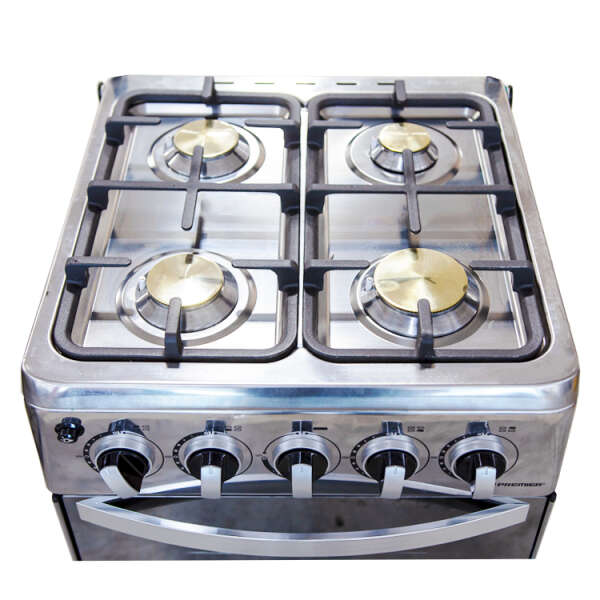 PREMIER 20" 4 BURNERS GAS RANGE SILVER | EF-6009GH(SS) - Image 