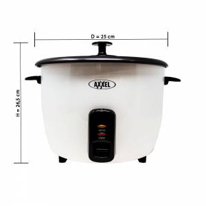 AXXEL 4 CUP (UNCOOKED) WHITE RICE COOKER | ARC1508