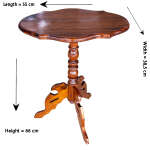 MINIQUE WOOD TABLE | HAYMINTBL - Image 
