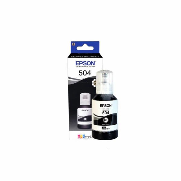EPSON T504120 black ink delivers sharp prints and long-lasting performance