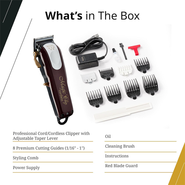 WAHL PROFESSIONAL 5 STAR CORD/CORDLESS MAGIC CLIPPER | 08148-308 - Image 