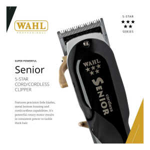 WAHL CORDLESS SENIOR CLIPPER | 08504-308 - Image 