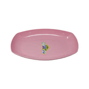 33CM PLASTIC COLORED OVAL PLATE | AP-9104 - Image 
