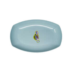 33CM PLASTIC COLORED OVAL PLATE | AP-9104 - Image 