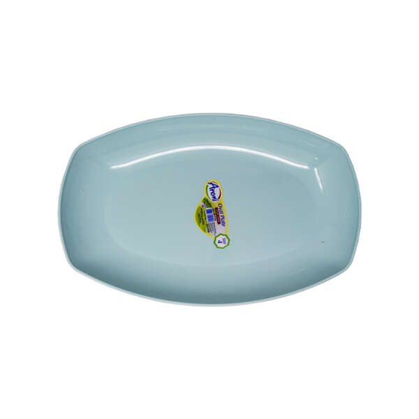 33CM PLASTIC COLORED OVAL PLATE | AP-9104 - Image 