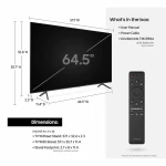SAMSUNG 65" QLED 4K HDR SMART TV 2020 | QN65Q60TAFXZA - Image 