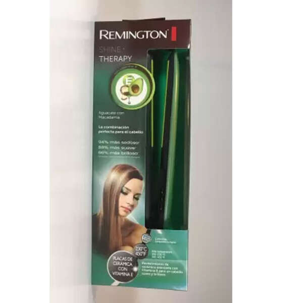 REMINGTON CERAMIC HAIR IRON W/AVOCADO | S9960 - Image 
