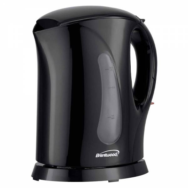 BRENTWOOD 1L CORDLESS ELECTRIC KETTLE BLACK | KT-1610BK - Image 