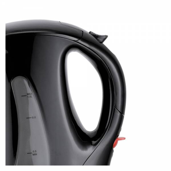 BRENTWOOD 1L CORDLESS ELECTRIC KETTLE BLACK | KT-1610BK - Image 