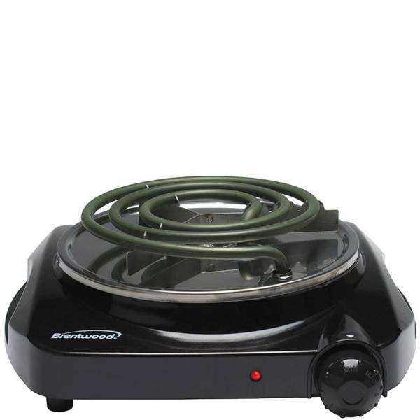 BRENTWOOD 1200W SINGLE ELECTRIC BURNER BLACK | TS-306 - Image 1