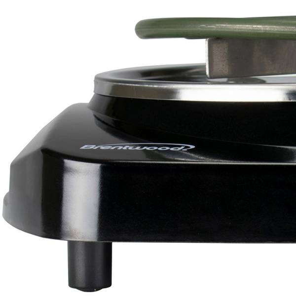 BRENTWOOD 1200W SINGLE ELECTRIC BURNER BLACK | TS-306 - Image 