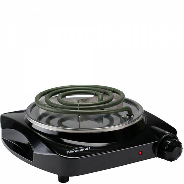 BRENTWOOD 1200W SINGLE ELECTRIC BURNER BLACK | TS-306 - Image 