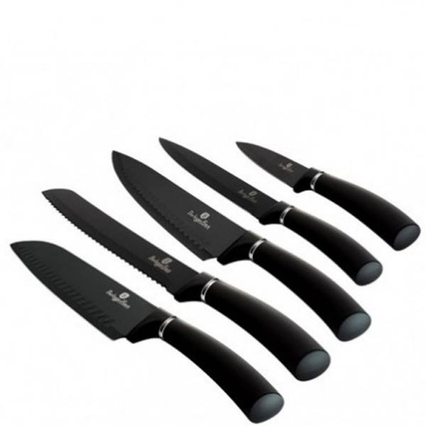 BERLINGER HAUS 6-PIECE KNIFE SET BLACK ROYAL COLLECTION | BH-2382 - Image 