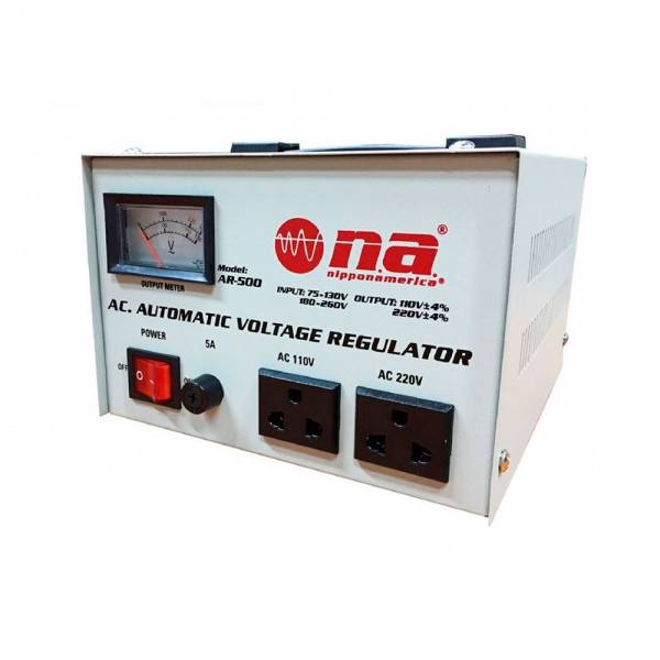 AR-500 NIPPON AMERICA 500W VOLTAGE REGULATOR | AR-500 - Image 1