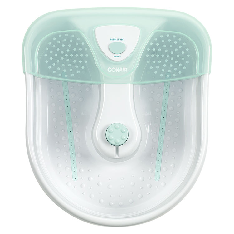 CONAIR FOOT SPA WITH HEAT BUBBLES & 3 ATTACHMENTS | FB27TG