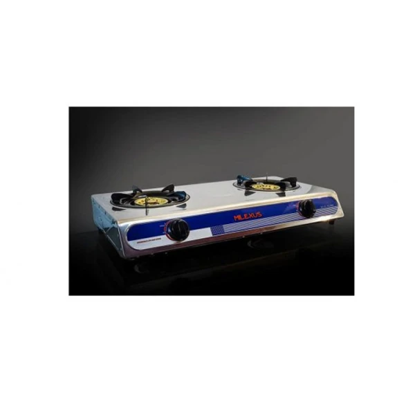 MILEXUS 2 BURNER GAS STOVE  | ML-EG-2Q-9000-2P - Image 