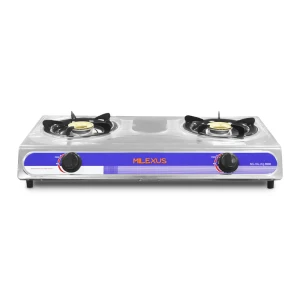 MILEXUS 2 BURNER GAS STOVE  | ML-EG-2Q-9000-2P - Image 