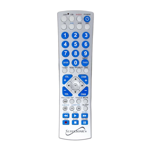 SUPERSONIC UNIVERSAL REMOTE WHITE SCSC26SLV HSDS Online