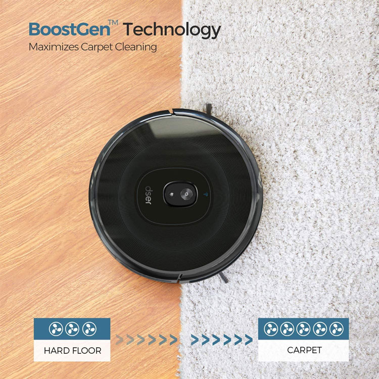 DSER ROBOT VACUUM WIFI SELFCHARGING VOICE CONTROL ALEXA & GOOGLE