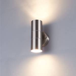 OUTSIDE STAINLESS STEEL WALL LAMP SPOT 2XGU-10 35W 110V | 3939