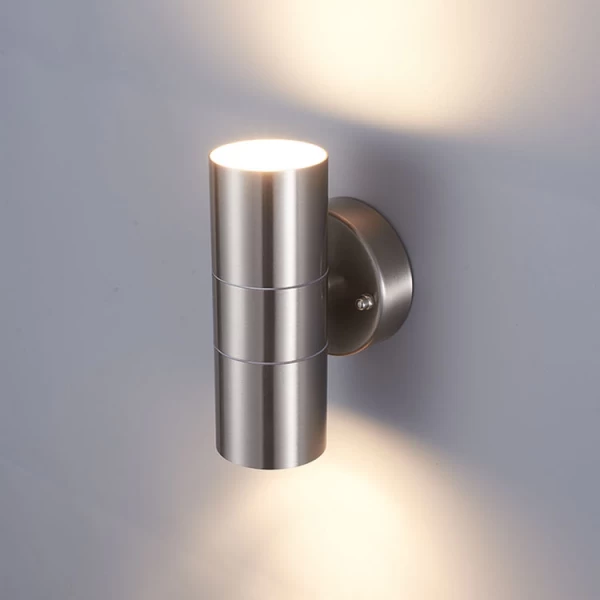 OUTSIDE STAINLESS STEEL WALL LAMP SPOT 2XGU-10 35W 110V | 3939 - Image 